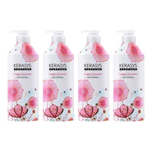 케라시스 퍼퓸 린스 러블리 앤 로맨틱, 980ml, 4개