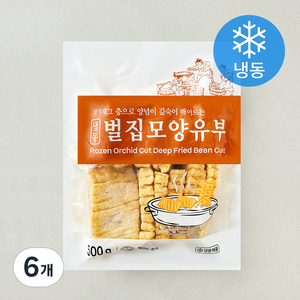 세미원 벌집모양 유부 (냉동), 500g, 6개