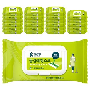 케이크린업 물걸레 청소포 30매, 24개