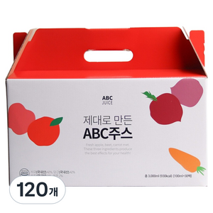 김재식헬스푸드 제대로 만든 ABC주스, 100ml, 120개