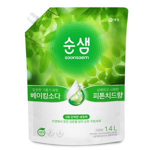 순샘 베이킹소다 피톤치드향 주방세제 리필, 1.4L, 1개