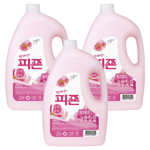 피죤 레귤러 섬유유연제 핑크로즈 본품, 4.21L, 3개