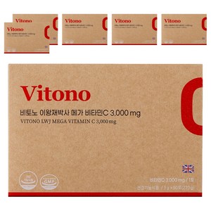 비토노 이왕재박사 메가 비타민C 3000mg, 6개, 270g
