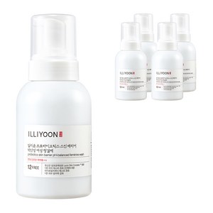 일리윤 프로바이오틱스 스킨 배리어 약산성 여성청결제 버블타입, 300ml, 5개