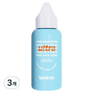 런드리유 클린 포어 리퀴드 울트라 피지클리너, 50g, 3개