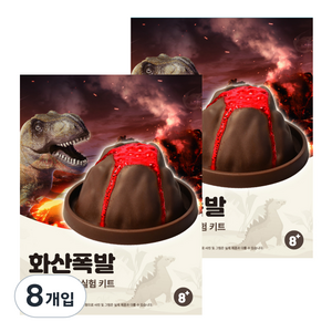 티처스 화산폭발 과학실험 키트, 8개입