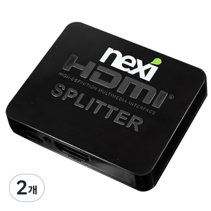 넥시 4K 1:2 HDMI 분배기 2포트, NX-4K HDMI SPLITTER 2P, 2개