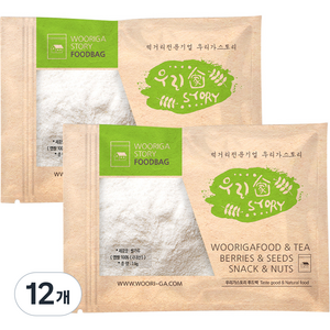 우리가스토리 국내산 쌀가루, 1kg, 12개
