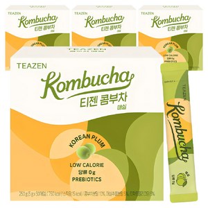 티젠 콤부차 매실, 5g, 50개입, 4개
