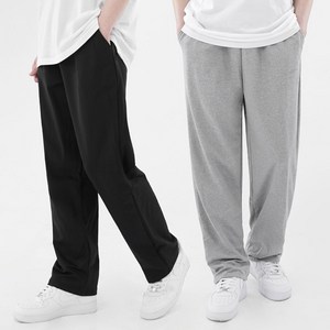 남성용 올시즌 트레이닝 밴딩 팬츠 2장 세트