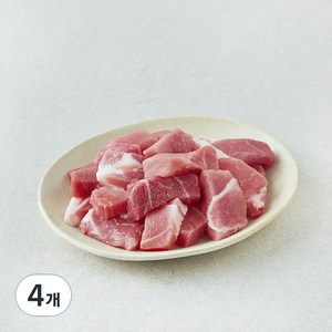 한돈 앞다리 찌개용 (냉장), 500g, 4개