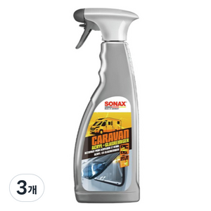 소낙스 차량용 카라반 아크릴+글래스 클리너, 3개, 750ml