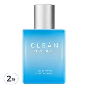 클린 퓨어솝 EDP 오 드 퍼퓸, 60ml, 2개