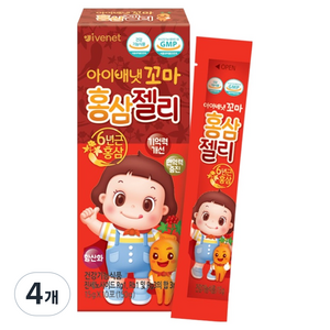 아이배냇꼬마 홍삼젤리 10p, 150g, 4개