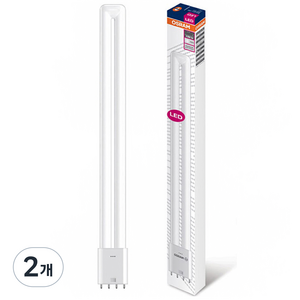 오스람 LED형광등 25W DULUX L, 주광색, 2개