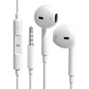구스페리 스테레오 오픈형 유선 이어폰 3.5mm, 화이트