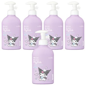 그린핑거 마이키즈 프레쉬 산리오 쿠로미 키즈 바디워시 그린향, 320ml, 5개