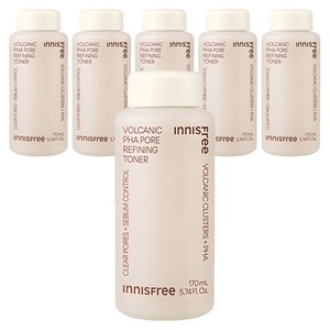 이니스프리 화산송이 파하 모공 매끈결 토너, 170ml, 6개