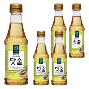 청정원 생강 매실 맛술, 410ml, 5개