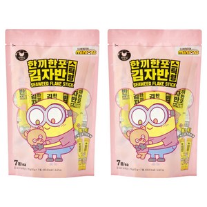 만전김 한끼한포 스틱 김자반 7p, 70g, 2개