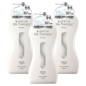 실크테라피 오리지널 에센스 샴푸, 700ml, 3개