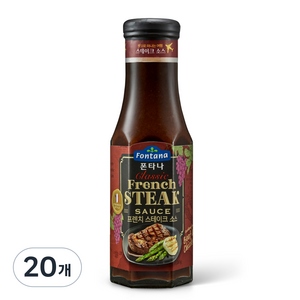 폰타나 프렌치 스테이크 소스, 265g, 20개