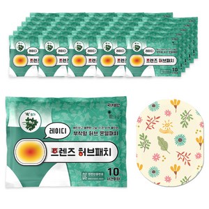 인라이프 국내 제조 파스형 레이디 프렌즈 허브 온열패치 40g, 120개