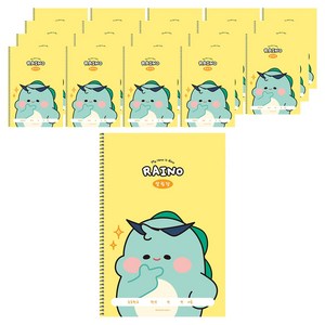 포포팬시 라이노 초등 알림장, 옐로우, 20개
