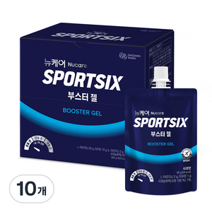 뉴케어스포식스 부스터 젤 헬스보충식품 10p, 600g, 10개