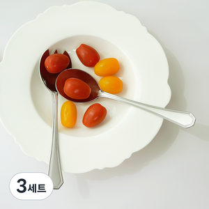 테이블아트 국산 폼 샐러드 서빙스푼 + 포크 세트, 3세트