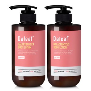 달리프 갈락토미세스 베러 퍼퓸 바디로션 로즈머스크향, 500ml, 2개