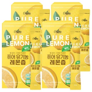 천호엔케어 퓨어 유기농 레몬즙 15p, 300g, 4개