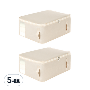 코멧 대용량 의류 이불 수납 정리 파우치 45 L, 5세트, 2개입