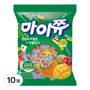 마이쮸 캔털루프멜론 + 애플망고 캔디, 284g, 10개