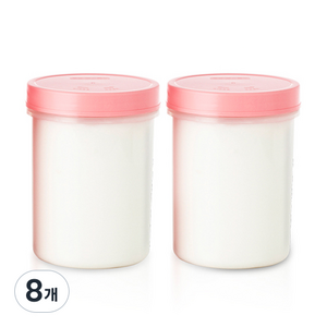 로이첸 요거트 데이 전용 발효용기, 핑크, 8개