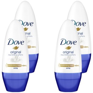 도브 오리지날 롤온 데오드란트, 40ml, 4개
