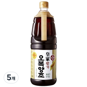 오복식품 황가 양조간장, 1.7L, 5개