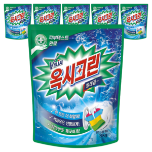 옥시크린 분말형 표백제 3kg, 1개입, 6개