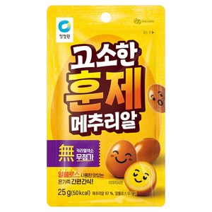 청정원 고소한 훈제 메추리알, 25g, 1개