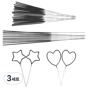 스카이페스티발 감성 스파클라 불꽃놀이 폭죽 세트, 3세트