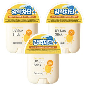 베베숲 유아용 이지베리어 UV 선스틱 SPF50+ PA++++, 16g, 3개