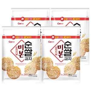 순쌀 과자 미본 오리지널, 288g, 4개