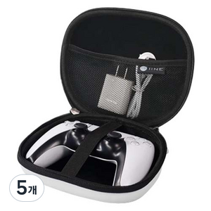 이이네 PS5 듀얼센스 이이네 컨트롤러 케이스 캐링백, 5개, 화이트, l1017