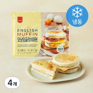 삼립 모닝 잉글리쉬 머핀 6개입 (냉동), 840g, 4개
