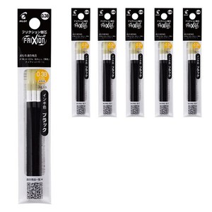 프릭션 볼 슬림 볼펜용 리필심 0.38mm, 블랙, 18개