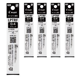 파이롯트 쥬스업 3 4 다색볼펜 리필심 0.4mm, 블랙, 5개