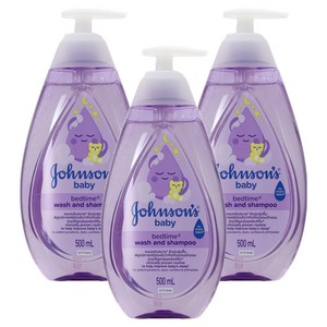 존슨즈베이비 베드타임 베이비 바스, 500ml, 3개