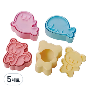 토루네 바다와 숲의 친구들 식빵틀 P3598, 5세트