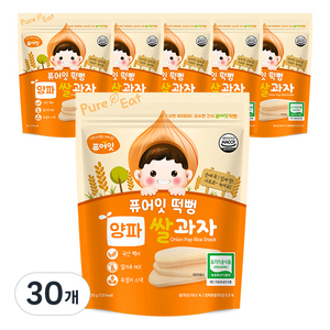 퓨어잇 떡뻥 쌀과자, 양파, 30g, 30개