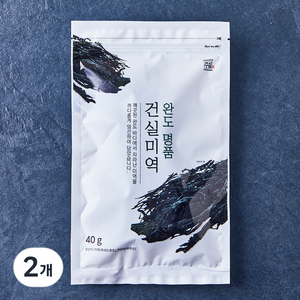 주일 완도 명품 건실미역, 40g, 2개